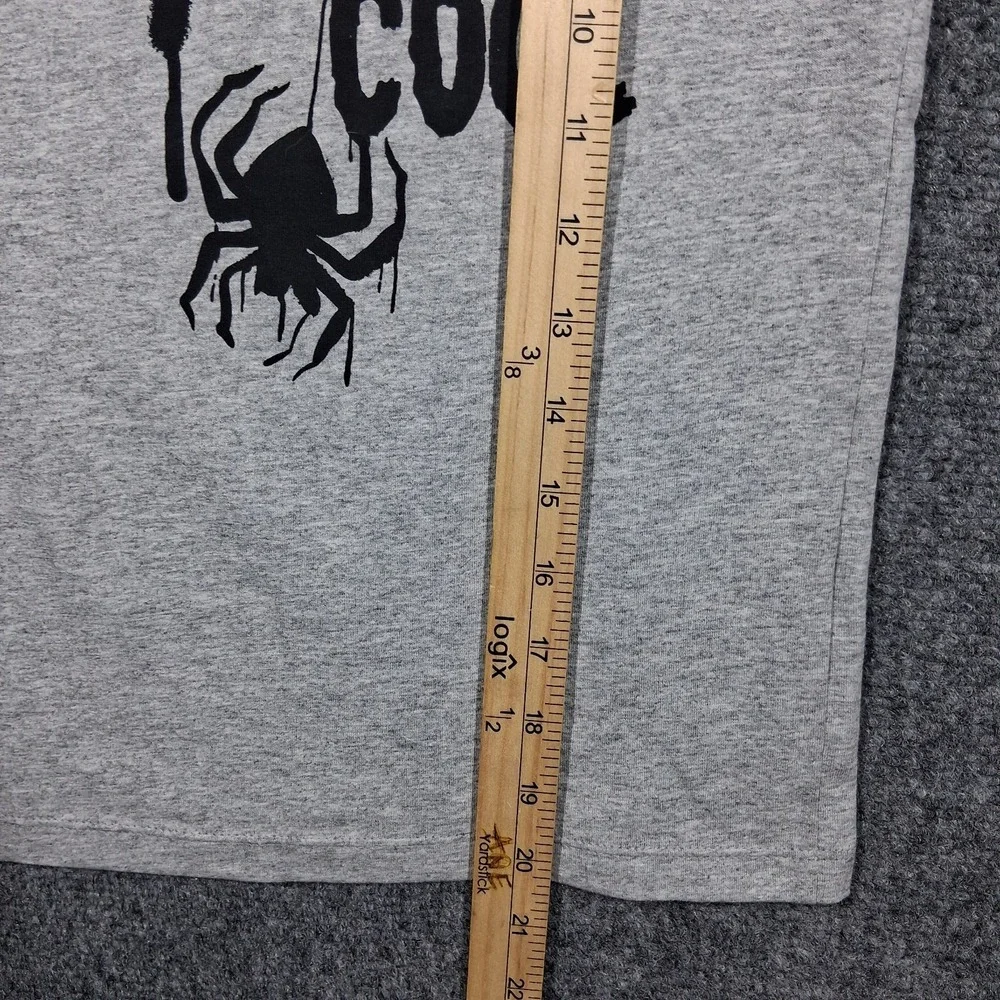 OshKosh Bgosh Kids Gray Scary Cool Halloween Ghost Spider Long Sleeve Tee Size 7